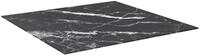 vidaXL Tischplatte, Schwarz 80x80 cm 6 mm Hartglas in Marmoroptik