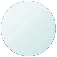 vidaXL Tischplatte, aus geh&auml;rtetem Glas rund 700 mm