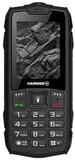 Hammer ROCK 2G, 2,4" Display, 1800 mAh, 32 MB Schwarz f&uuml;r Baustelle Handy