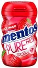 MENTOS S&uuml;&szlig;igkeit, Mentos Kaugummi Pure Fresh Erdbeere Geschmack in Curvy Dose 70g