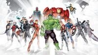 Komar Vliestapete Digitaldruck Vlies - Avengers Unite - Gr&ouml;&szlig;e 500 x 280 cm, glatt,