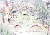 Komar Vliestapete Digitaldruck Vlies - Dino Playground - Gr&ouml;&szlig;e 400 x 280 cm, glatt,