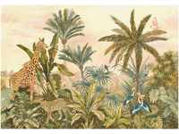 Komar Vliestapete Tropical Vintage Garden, 400x280 cm (Breite x Höhe)