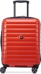 Delsey Paris Shadow Boxer Shadow 5.0 4DR Cabin Trolley Slim Line 55 Intense Red,