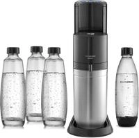 SodaStream Wassersprudler E-DUO Bundle, inkl. 1 CO2-Zylinder, 3x 1L Glasflasche & 1x