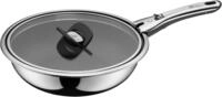 WMF Wok Click&Serve Wok, 26 cm, Cromargan Edelstahl rostfrei 18/10 (26 cm...