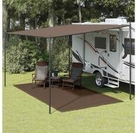 vidaXL Zeltteppiche vidaXL Zeltteppich 250x400 cm Braun