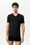 Mey Kurzarmshirt Mey Herren Hybrid T-Shirt Serie Hybrid T-Shirt Uni (1-tlg) Basic