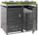 MCW M&uuml;lltonnenbox MCW-H40-XL-2, M&uuml;lltonnen mit 80 bis 240L Fassungsverm&ouml;gen,