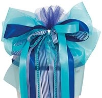 Roth Schult&uuml;te XXL Schleife California Blue, 63 x 32 cm, aus Polyester, Blau,...