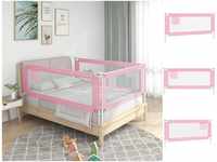 vidaXL Kleinkind-Bettschutzgitter rosa 180x25 cm