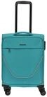 Stratic Koffer Strong - 4-Rollen-Trolley S 55 cm (petrol), 4 Rollen blau