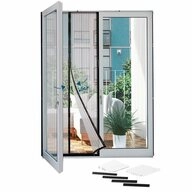 Hoberg Insektenschutz-Vorhang T&uuml;r-Insektenschutz 100x210cm schwarz, gegen Moskitos