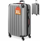 monzana Hartschalen-Trolley, 4 Rollen, Rollkoffer Schloss Reisekoffer