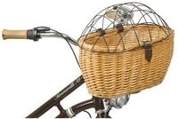 M-Wave Fahrradkorb M‑WAVE BA Pet Weidenkorb Fahrradkorb f&uuml;r Haustiere -