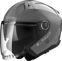 LS2 Motorradhelm OF603 Infinity II Solid Jethelm, vorbereitet f&uuml;r