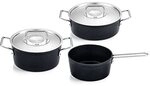 Fissler Topf-Set Adamant&reg;, Aluminium (Set, 3-tlg., Kochtopf 20 + Bratentopf 24 +