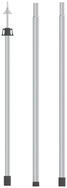 vidaXL Zeltstange Teleskop-Tarpstange 102-260 cm Aluminium, (1-St)