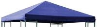 DEGAMO Pavillon-Ersatzdach, f&uuml;r Metall- und Alupavillon 3x3 Meter, dunkelblau,
