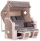 deVries Strandkorb Strandkorb "deVries PURE&reg; CLIFF XXL SUN" PE w.kubu Des. 481