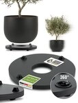 Pflanzwerk&reg; Pflanzenroller Pflanzk&uuml;bel Blumentopf Ultraflacher Designer Untersetzer