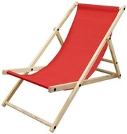 ECD Germany Gartenliege Holz Liegestuhl Beachstuhl klappbarer Strandstuhl Strandliege