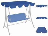 vidaXL Canopy for rocking chair 188/168x110/145 cm blue (312090)