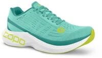 Topo Specter (D&auml;mpfung) aquablau/lime Damen Laufschuh