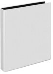 VELOFLEX Ringbuchmappe VeloflexRingbuch A4 Classic wei&szlig; 4-R-Combi 25mm