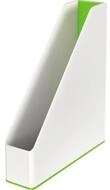 LEITZ Papierscheren Stehsammler WOW 53621054 DIN A4 PS Werkstoff gr&uuml;n/wei&szlig;