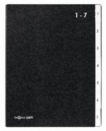 PAGNA Organisationsmappe Pagna Pultordner Classic 7 F&auml;cher 1-7 schwarz
