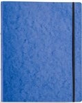 PAGNA Pr&auml;sentationsordner Ringbuch A4 Gummizug blau Pressspan 2 Ringe 16mm