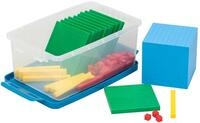 Betzold Lernspielzeug Zehner-Systemsatz aus Kunststoff in Box - Dienes Material