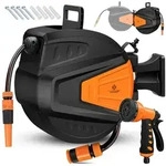 KESSER Gartenschlauch, Schlauchtrommel Wasser Schlauchaufroller +...