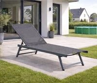 Leco Gartenliege Sonnenliege Einzelliege Sonnenliege Relaxliege Balkonliege ELINA,