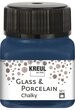 Kreul K&uuml;nstlerstift Kreul Glass & Porcelain Chalky navy blue 20 ml