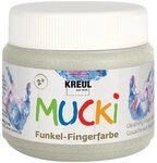 C. KREUL Bastelfarbe MUCKI Funkel-Fingerfarbe, 150 ml