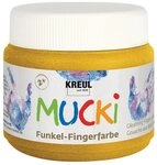 C. KREUL Bastelfarbe MUCKI Funkel-Fingerfarbe, 150 ml