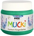 Kreul Fingerfarbe MUCKI Funkel-Fingerfarbe, 150 ml