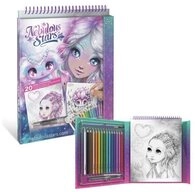 Nebulous Stars Malvorlage Aquarell-Malbuch-Set (Set, 7-St), Skizzenbuch Kreativset