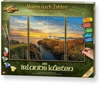 Schipper Malen nach Zahlen An Irlands K&uuml;sten, 80 x 50 cm, Triptychon, Bilder...