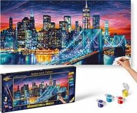 Schipper Malen nach Zahlen Meisterklasse Breitformat - Manhattan bei Nacht,...