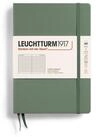 Leuchtturm1917 Notizbuch Medium A5 Hardcover Olive Liniert