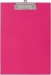 MAUL Schreibmappe Schreibplatte mit Folien&uuml;berzug A4 hoch pink