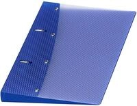 VELOFLEX Ringbuchmappe VeloflexRingordner Diamond A5 blau 2-D-Ring-Mechanik 20...