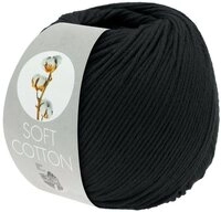 LANA GROSSA SOFT COTTON H&auml;kelwolle, 140 m (weiches, vielseitiges Garn f&uuml;r h&ouml;chsten