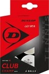 Dunlop Tischtennisball 40+ CLUB CHAMP 6 BALL WEI&szlig; WHITE