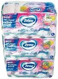 ZEWA Toilettenpapier Ultra Soft (48-St), 4-lagig, mit Strohanteil und Pr&auml;gung, 150