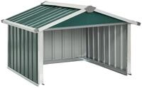 vidaXL Ger&auml;tehaus, Rasenm&auml;her Garage 92x97x63 cm Verzinkter Stahl Gr&uuml;n