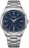 Citizen Solaruhr Herren-Uhr Eco-Drive Blau Quarz Edelstahl-Armband AW1750-85L